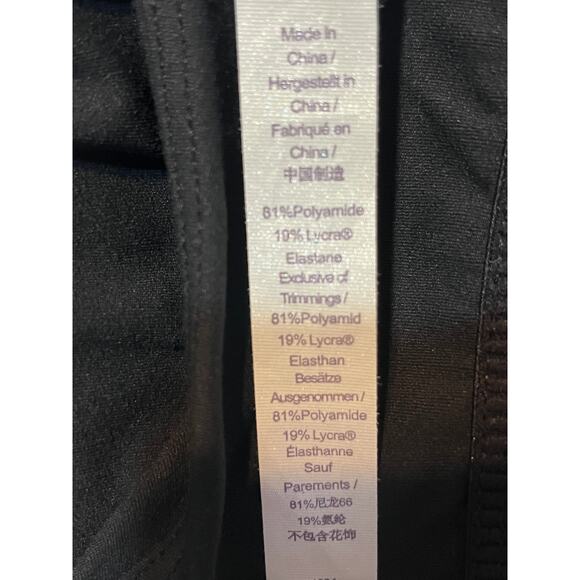 CRZ Yoga Women's Racerback Tank Top Black Athleisure Bra Built In Size Large-12 - Picture 6 of 10